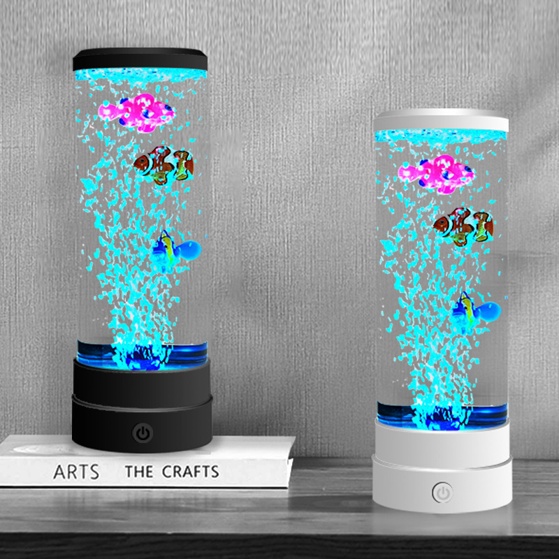 Home Decor Com - Simulated LED Multi-color Bubble Fish Atmosphere