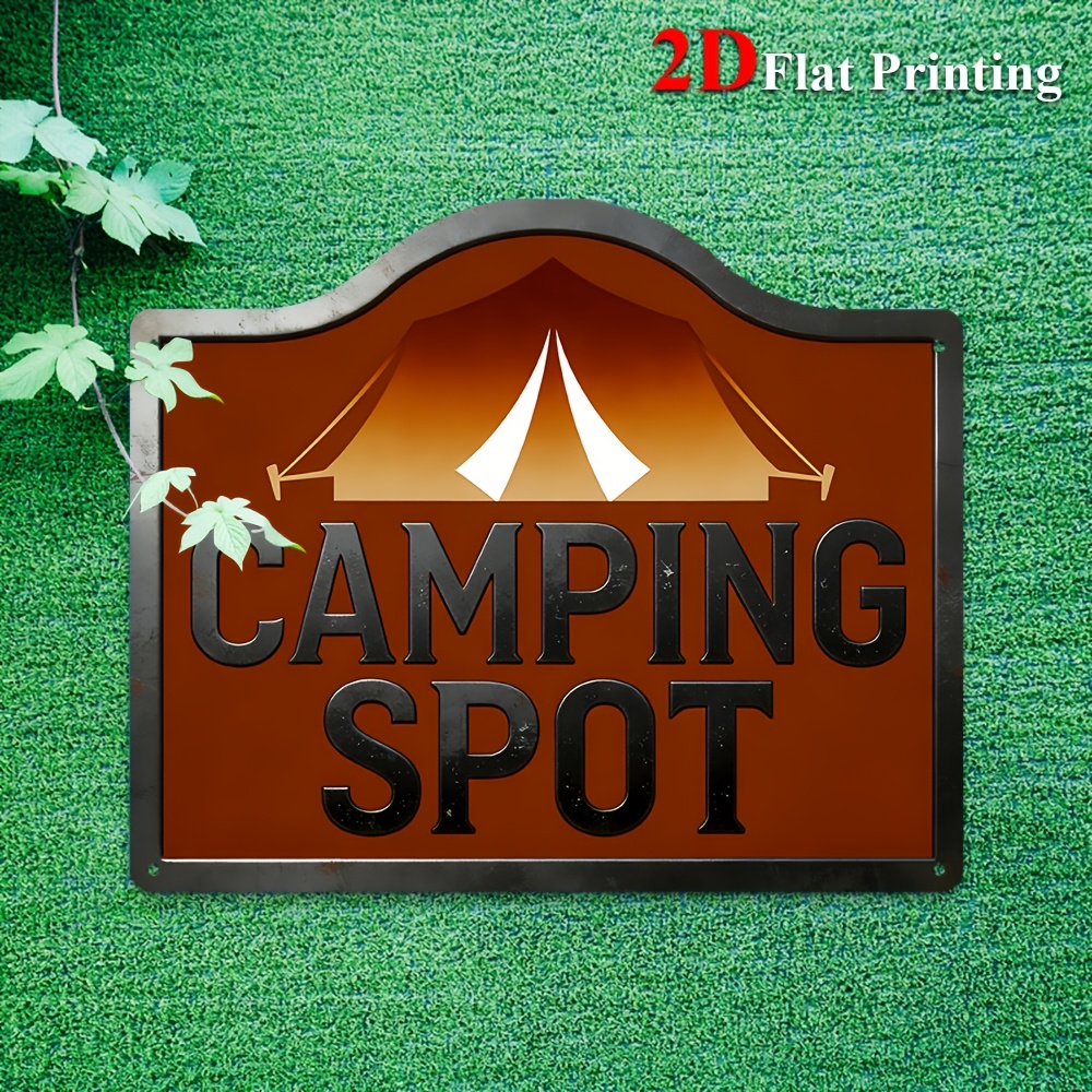 Home Decor Locations - 1pc 2D Flat Sign Artwork Depicting