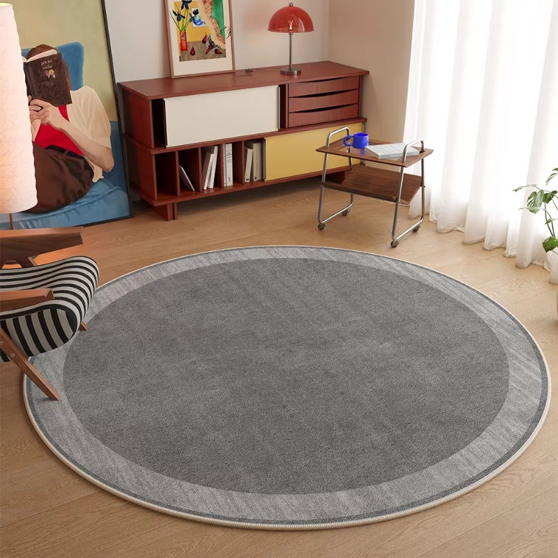 Home Decor Game Online - Gray Round Living Room Carpet Bedroom