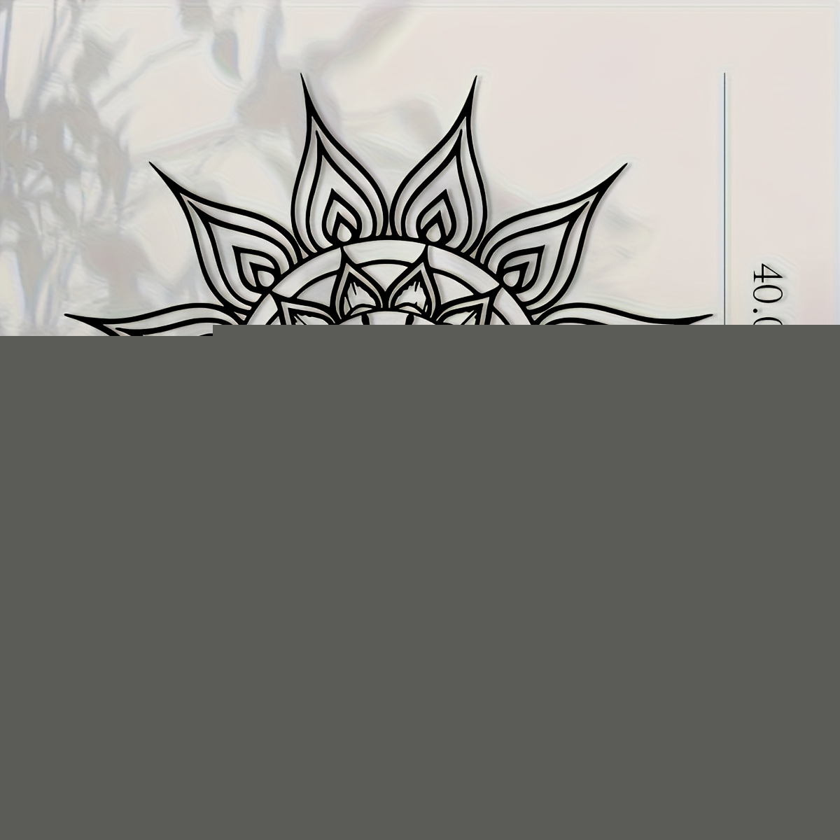 Home Decor Brand - Brand 2D Flat Black White Sun