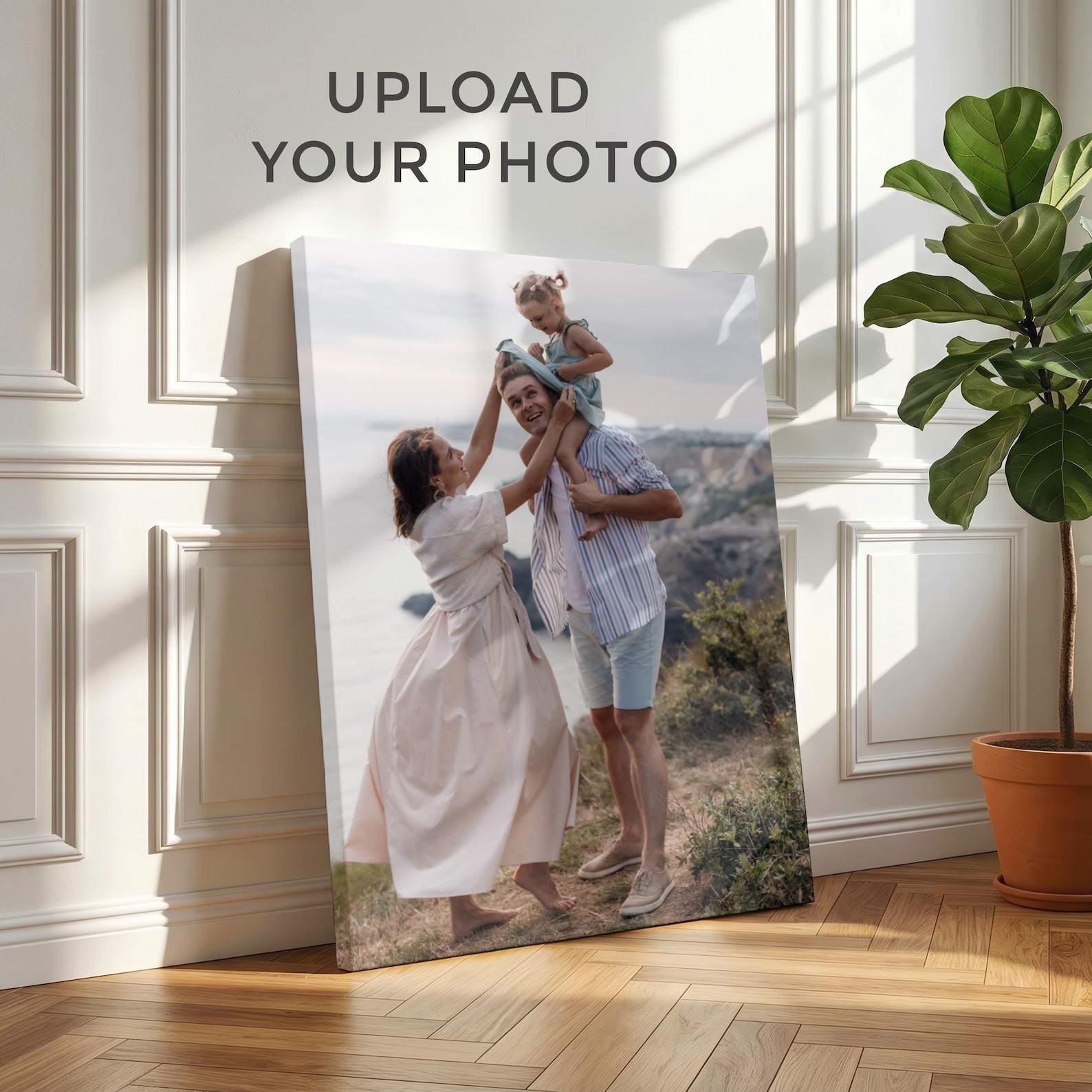 Home Decor Com - Personalized Photo Canvas, Custom Family Wall