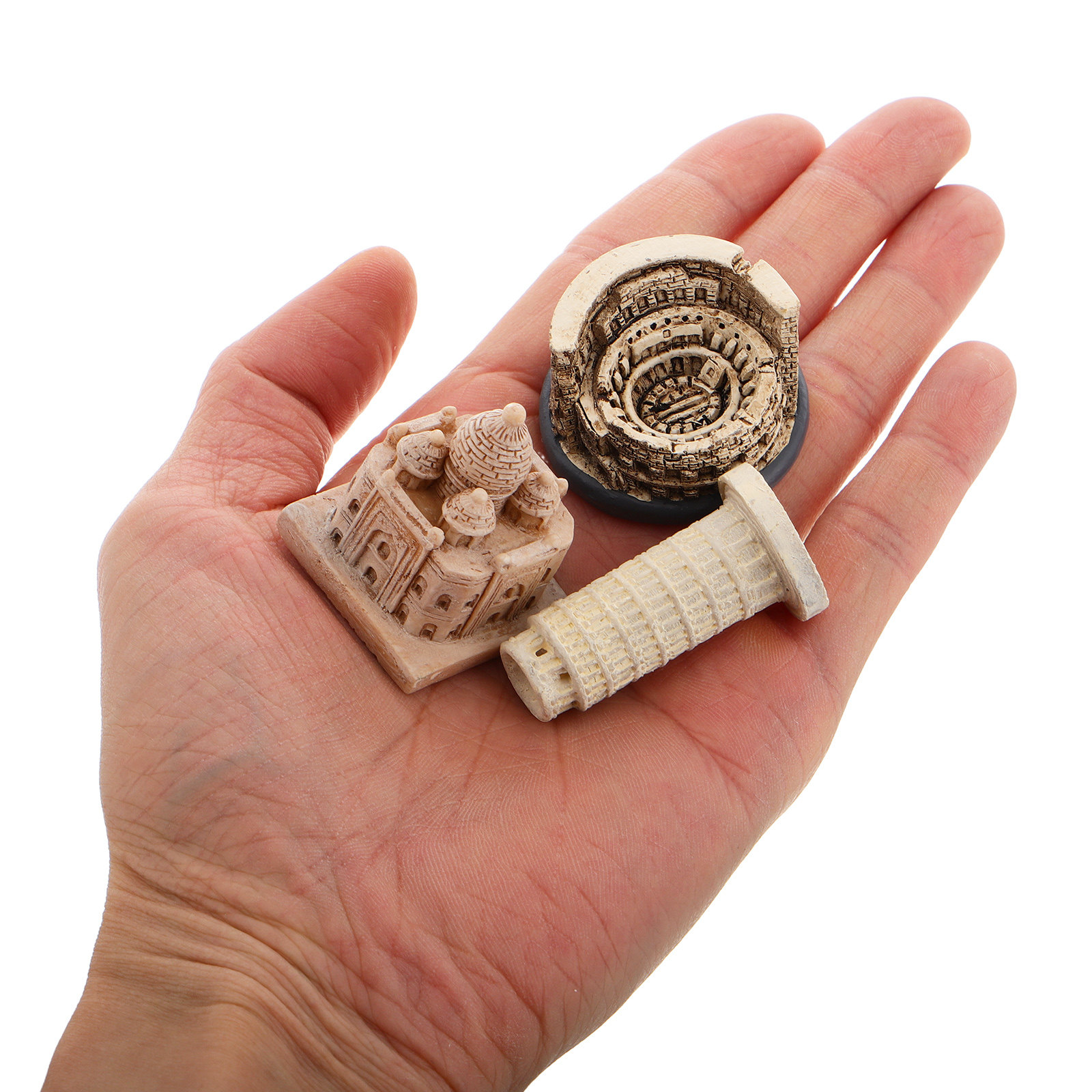 Home Decor Resin - 1Set Miniature World Landmark Models Realistic