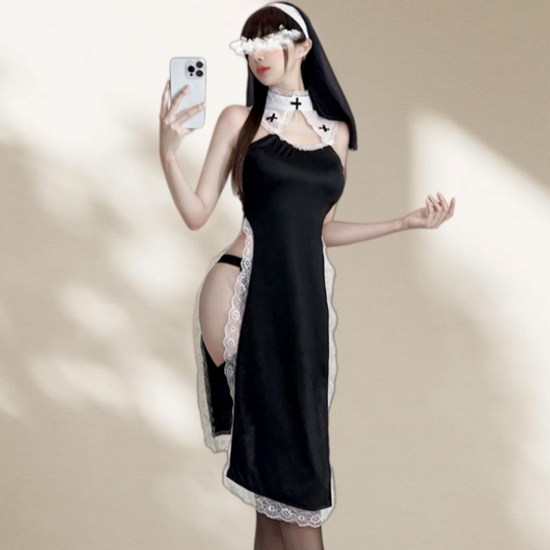 Home Decor Com - Sexy Lingerie High Waist Lace Role-playing
