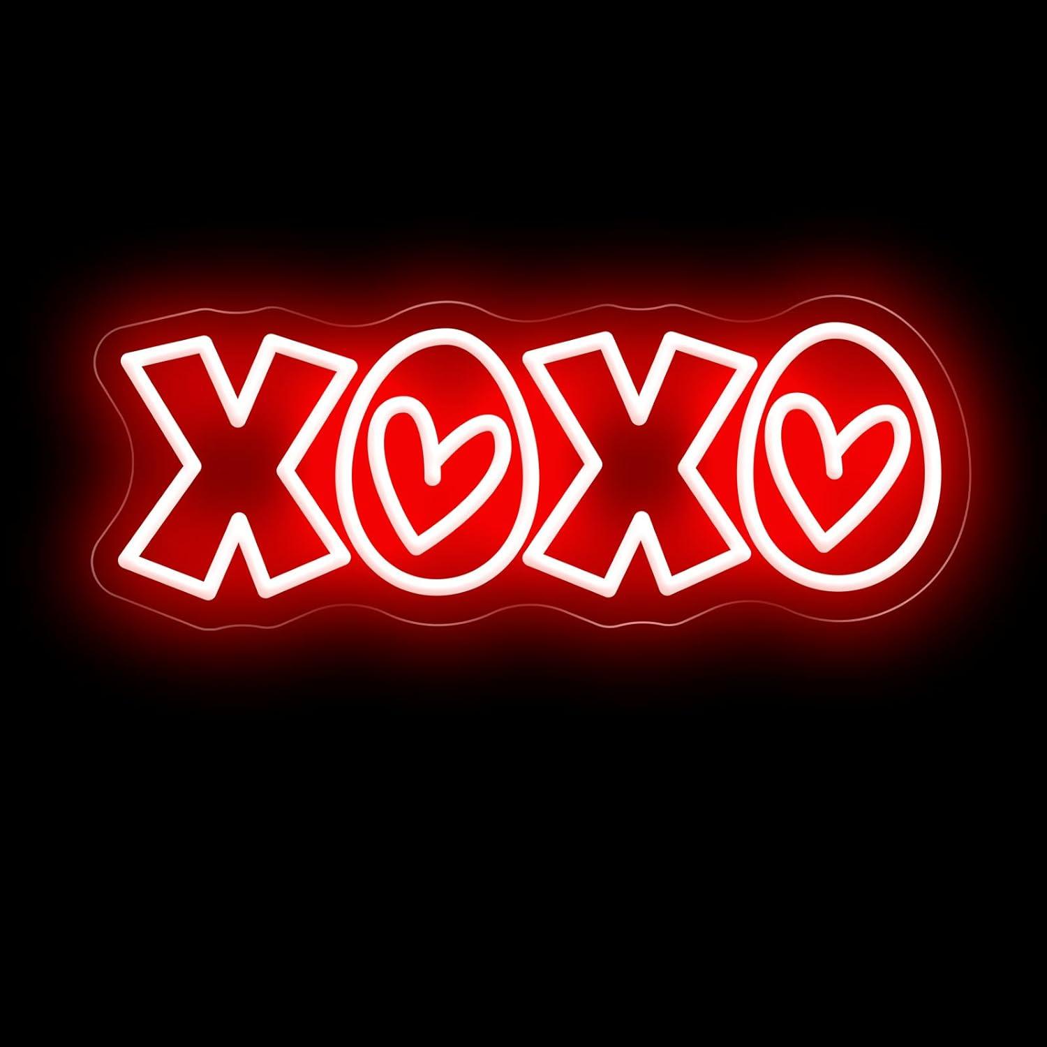 Home Decor Light - XOXO Neon Sign USB Dimmable LED