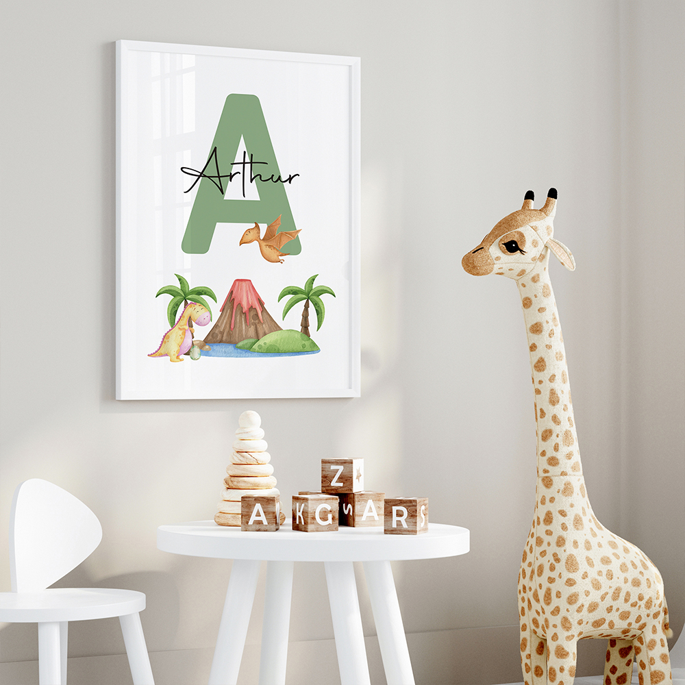 3pcs Personalized Custom Name  - مراجعة Home Decor Foto وسعره