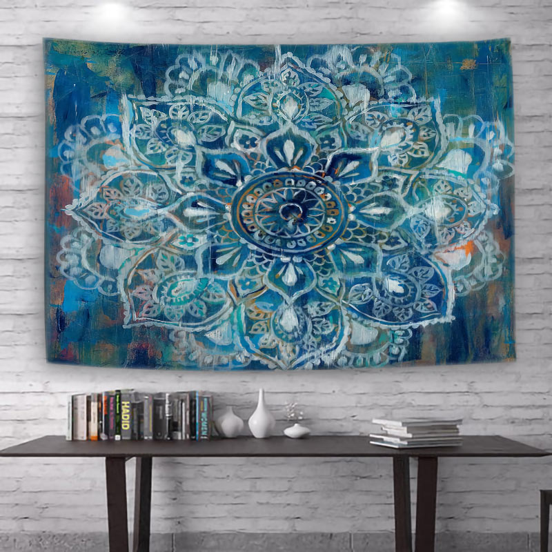 Mandala Tapestry Wall Art Home - مراجعة Home Decor Y2K وسعره