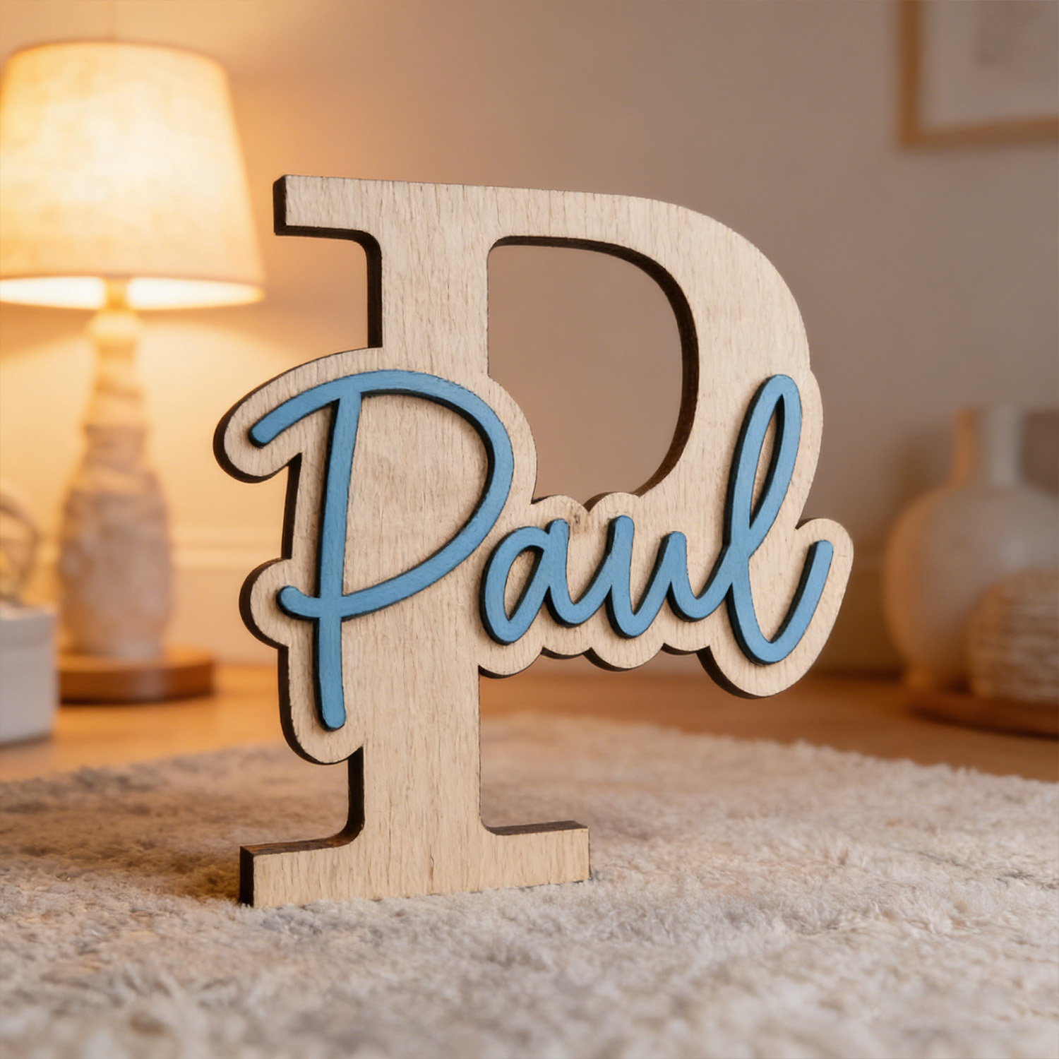 1pc Customizable Wooden Letter - مراجعة Home Decor Com وسعره