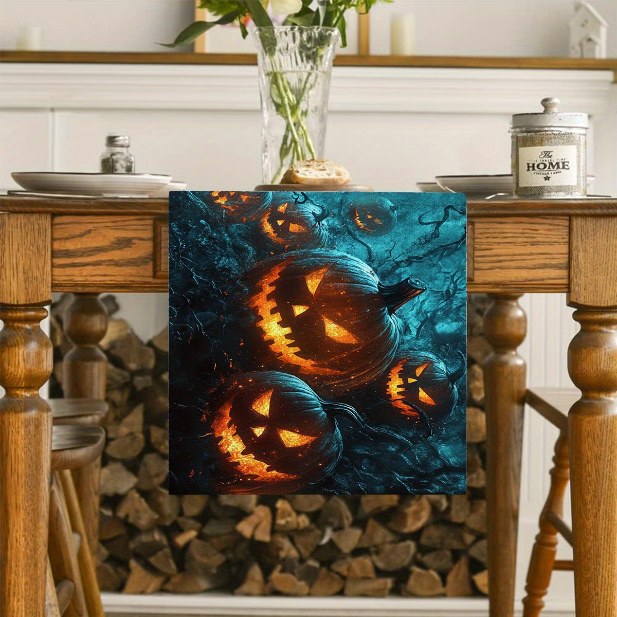 1Pc Halloween Themed Table Fla - مراجعة Home Decor Market وسعره