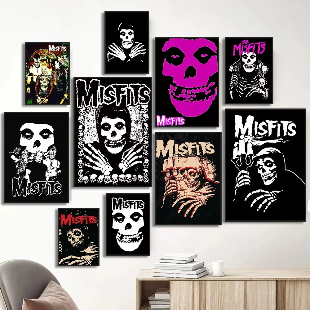 Misfits Hot Poster Horror Punk - مراجعة Abstract Oil Painting وسعره