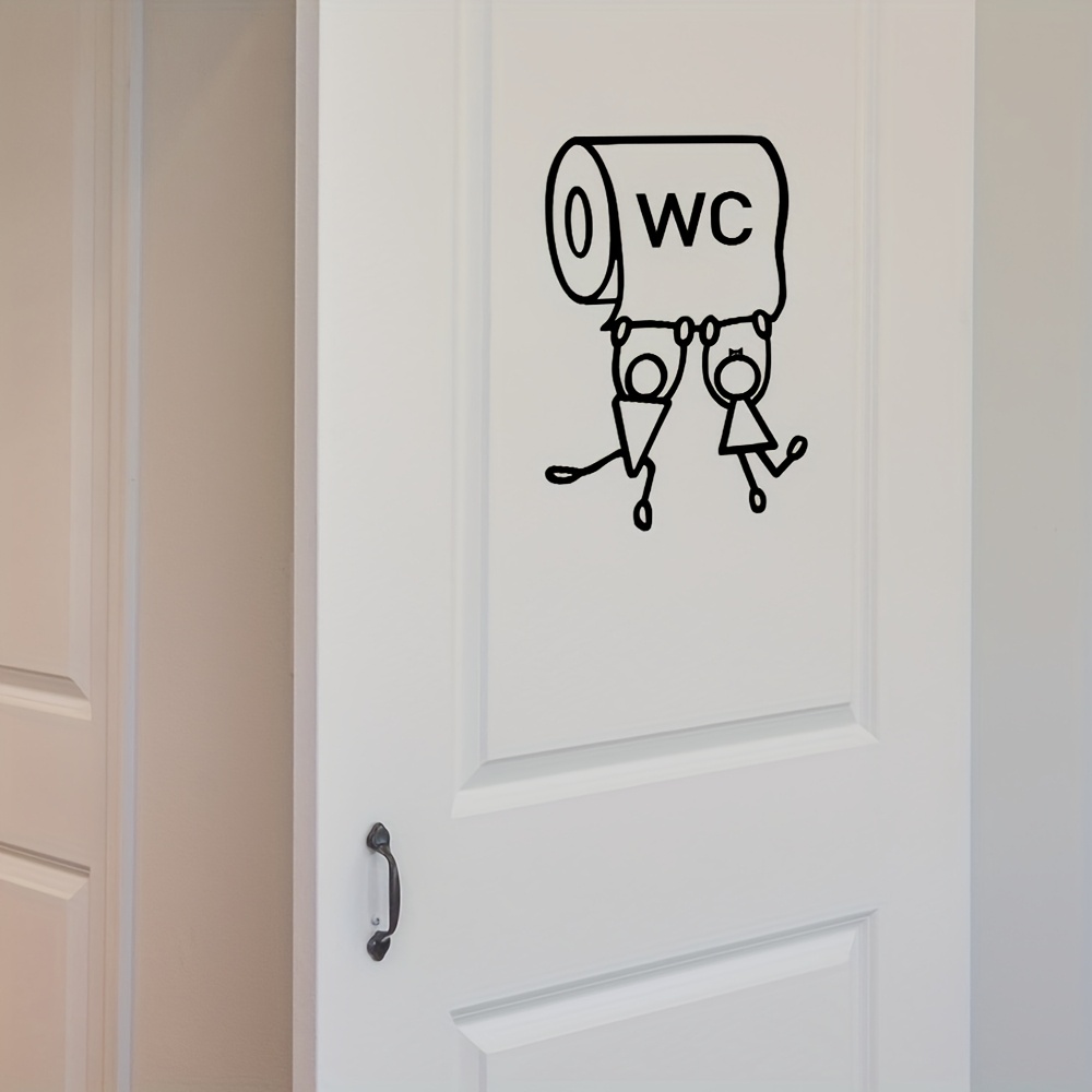 Brand Cute WC Iron Wall Art Fu - مراجعة Home Decor Brand وسعره