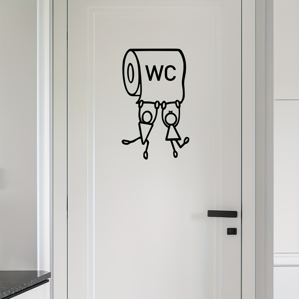 Brand Cute WC Iron Wall Art Fu - مراجعة Home Decor Brand وسعره