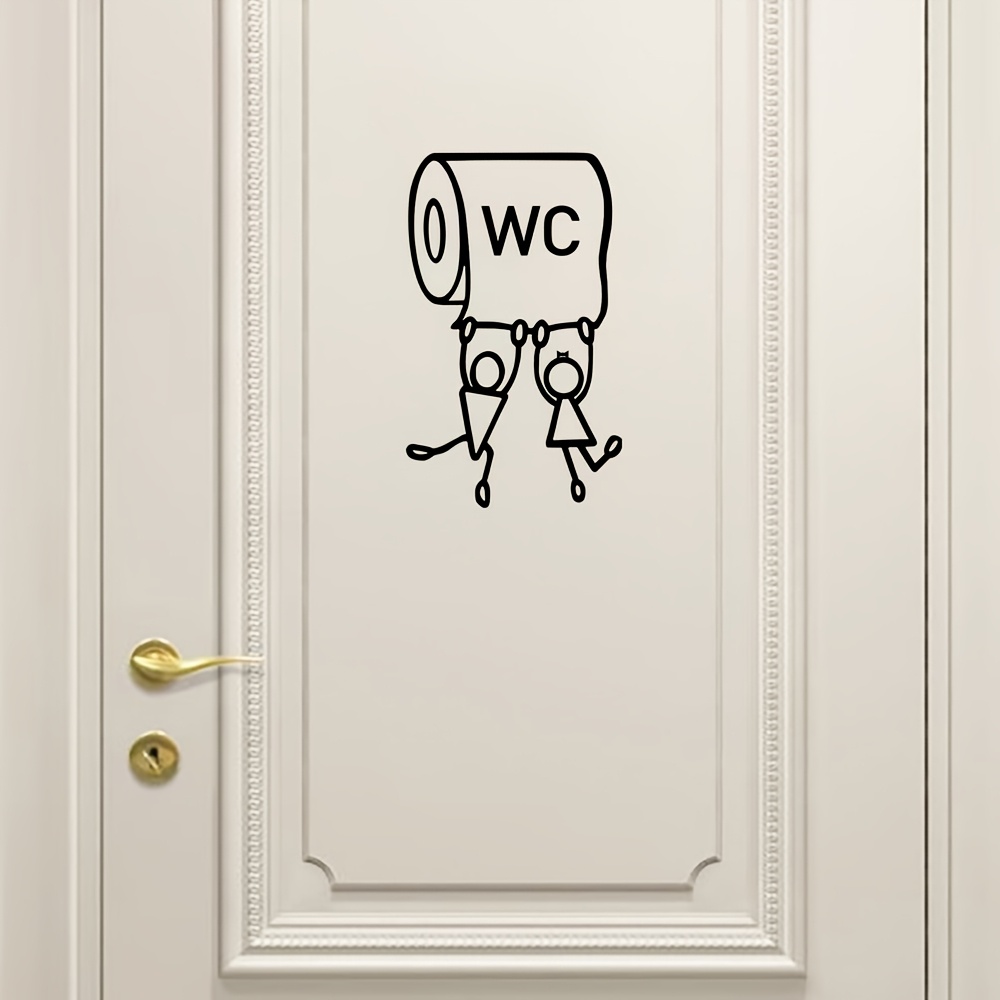 Brand Cute WC Iron Wall Art Fu - مراجعة Home Decor Brand وسعره