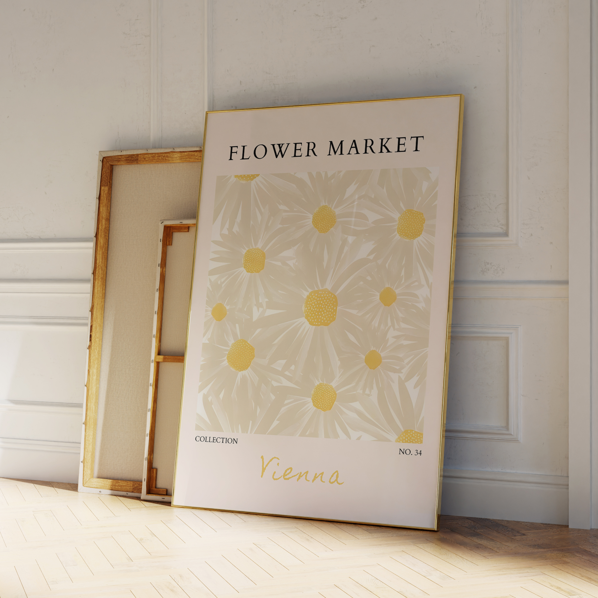 Modern Flower Market Yellow Fl - مراجعة Home Decor Market وسعره