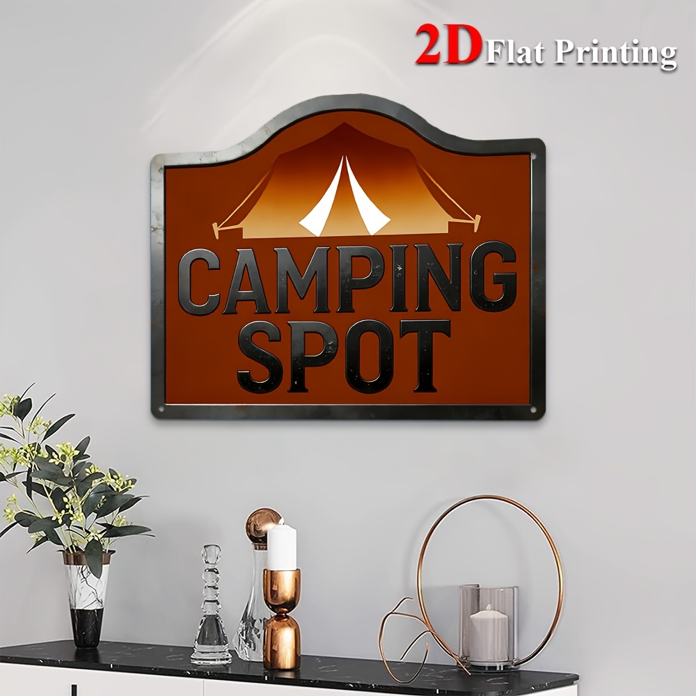 1pc 2D Flat Sign Artwork Depic - مراجعة Home Decor Locations وسعره