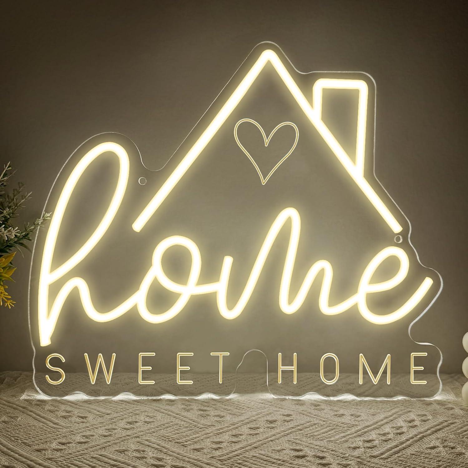 Sweet Home Neon Sign USB Dimma - مراجعة Home Decor Light وسعره