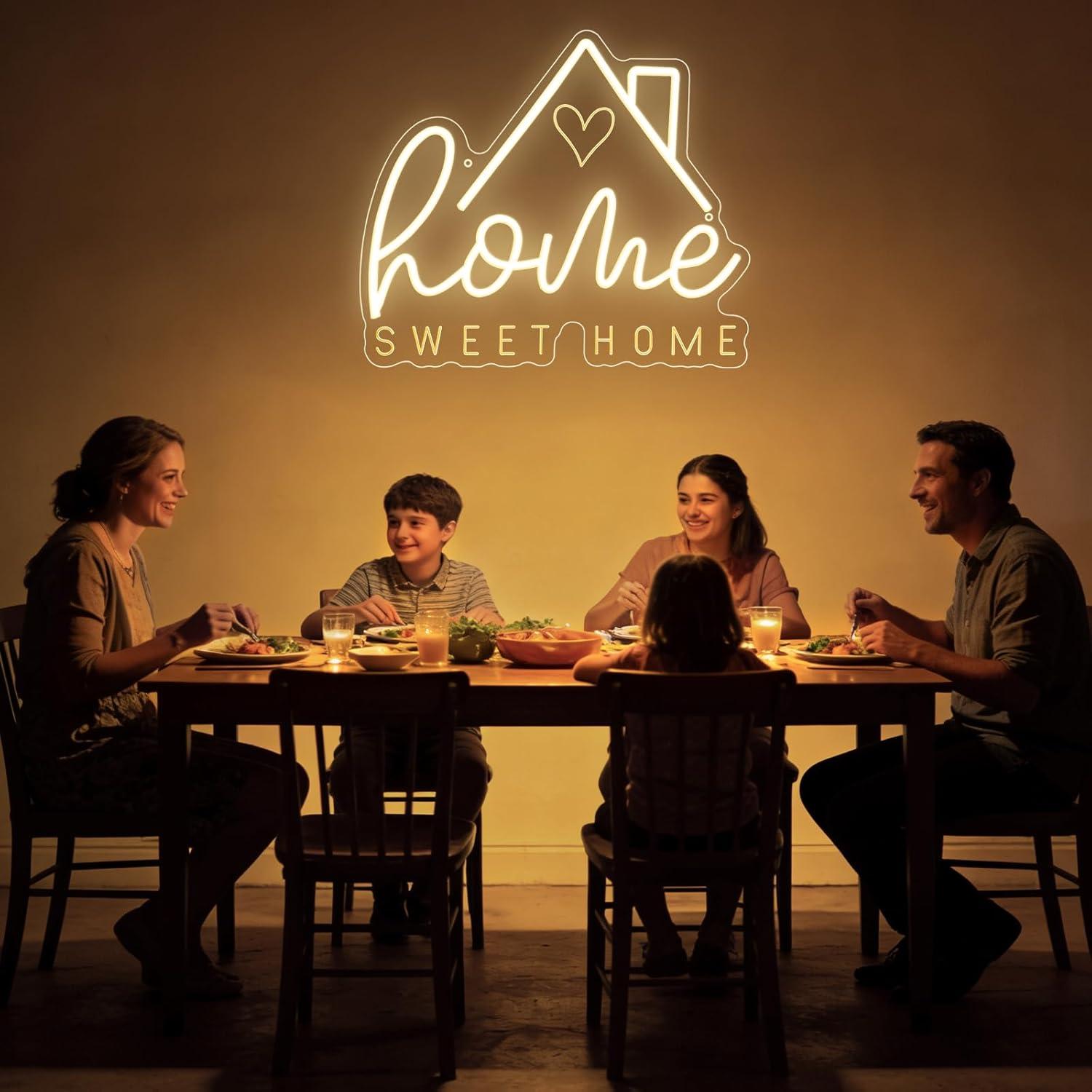 Sweet Home Neon Sign USB Dimma - مراجعة Home Decor Light وسعره