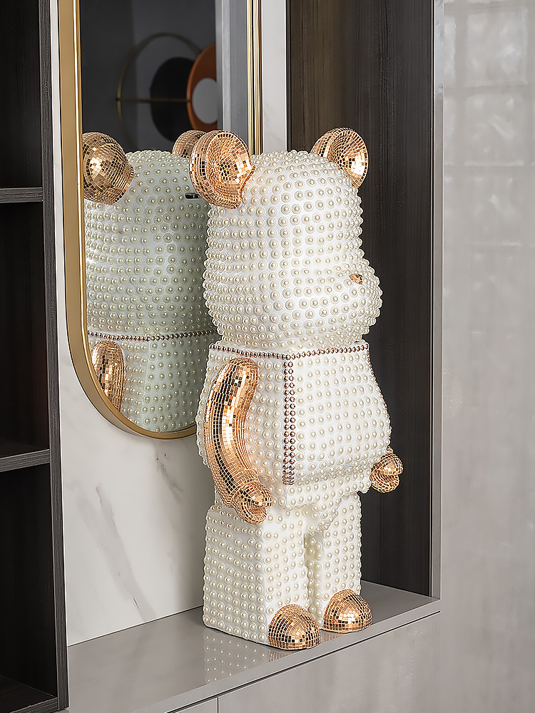 Cartoon Bear Ornament Home Dec - مراجعة Home Decor Y2K وسعره