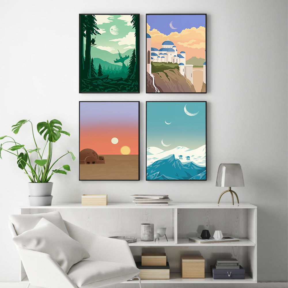 Famous Locations Print Vintage - مراجعة Home Decor Locations وسعره