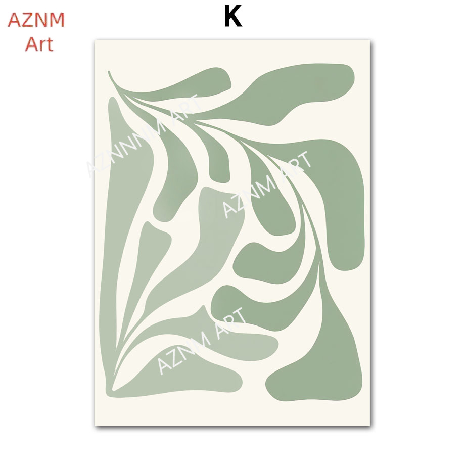 1PC Bohemia Green Lines Rainbo - مراجعة Abstract Oil Painting وسعره