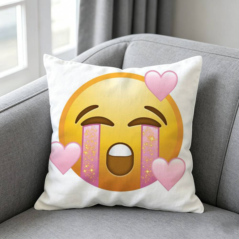 spring-g emojis-s Pillow cover - مراجعة Home Decor Emoji وسعره