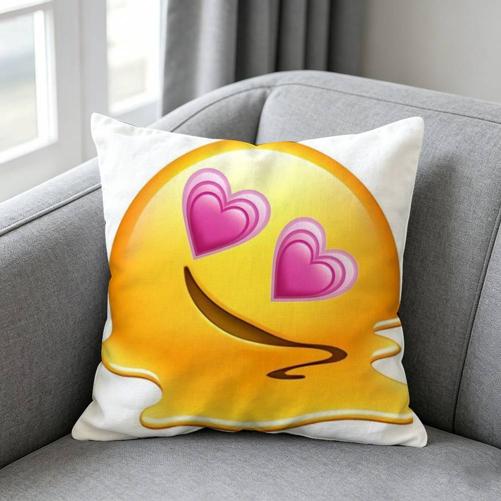 spring-g emojis-s Pillow cover - مراجعة Home Decor Emoji وسعره