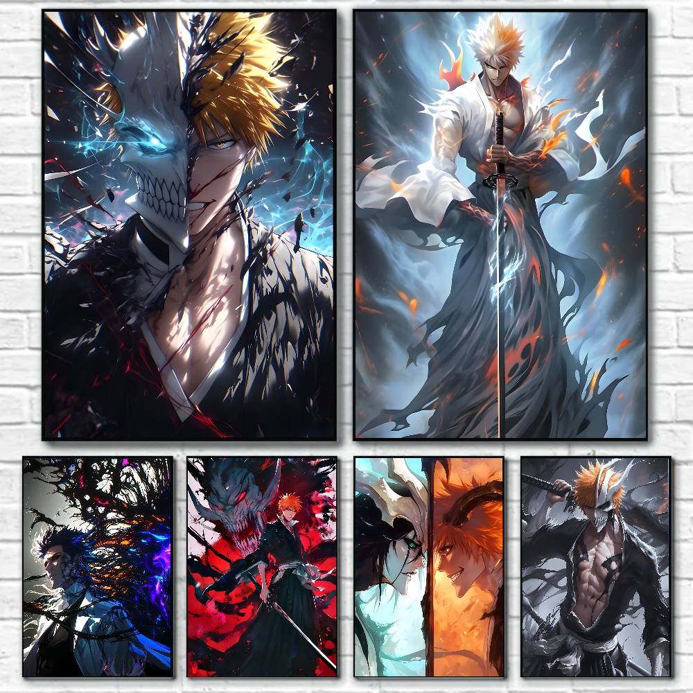 B-Bleach K-Kurosaki I-Ichigo A - مراجعة Abstract Oil Painting وسعره