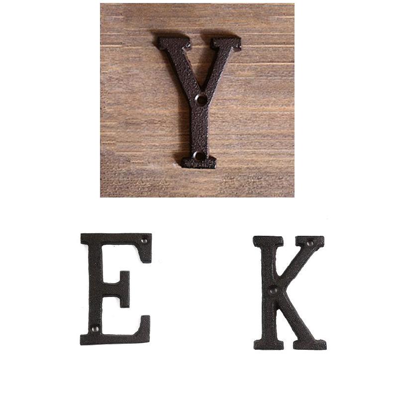 Metal Letters Numbers Cast Iro - مراجعة Home Decor Y2K وسعره