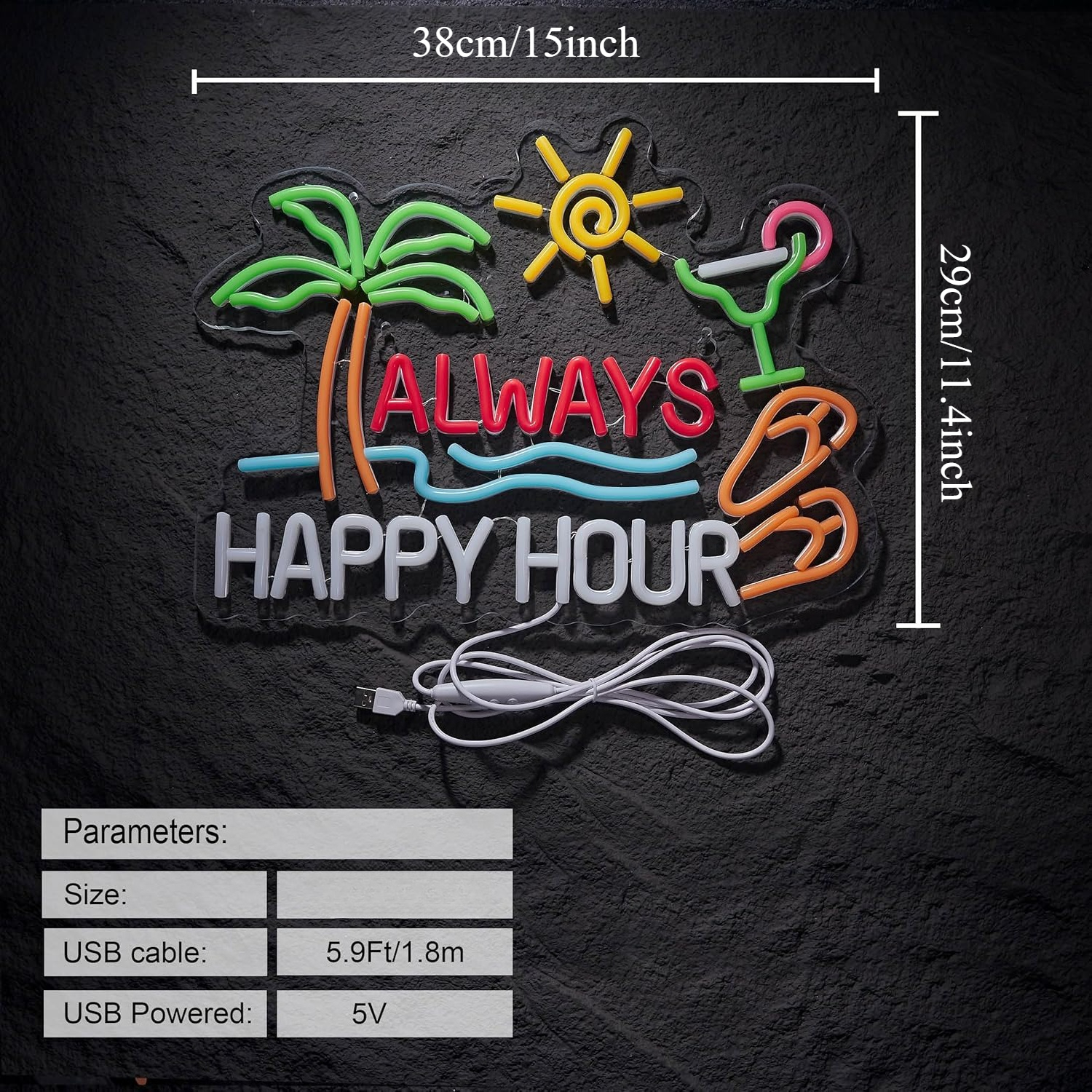 Always Happy Hour Beer Bar Neo - مراجعة Home Decor Light وسعره