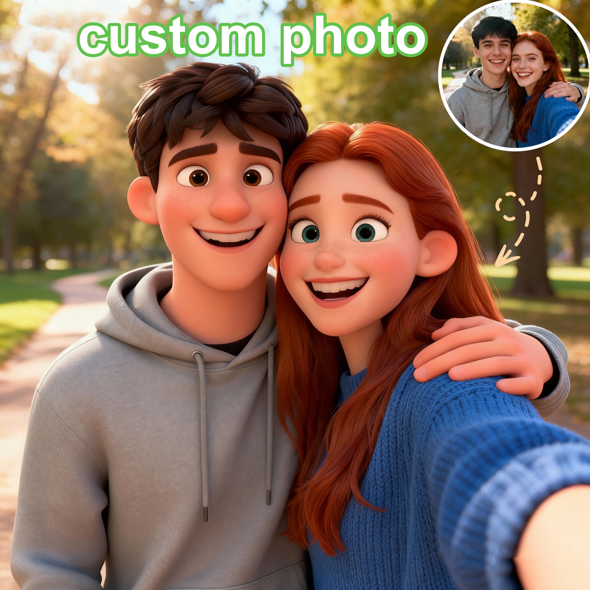 Custom Cartoon-Style Character - مراجعة Home Decor Foto وسعره