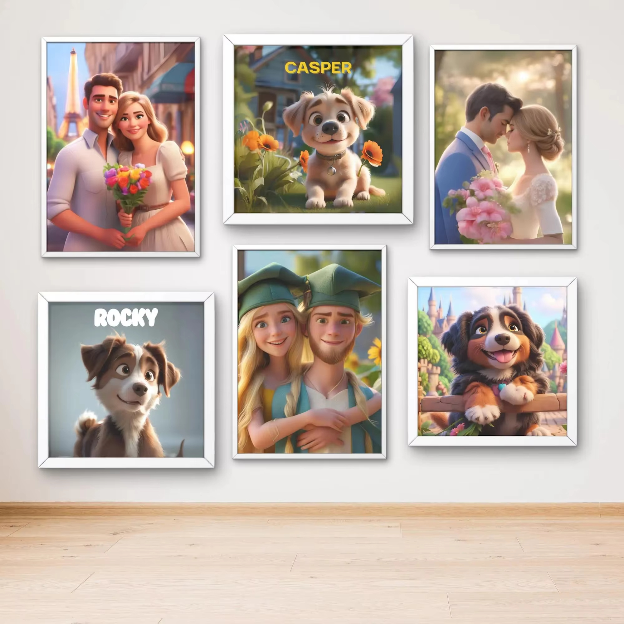 Custom Cartoon-Style Character - مراجعة Home Decor Foto وسعره