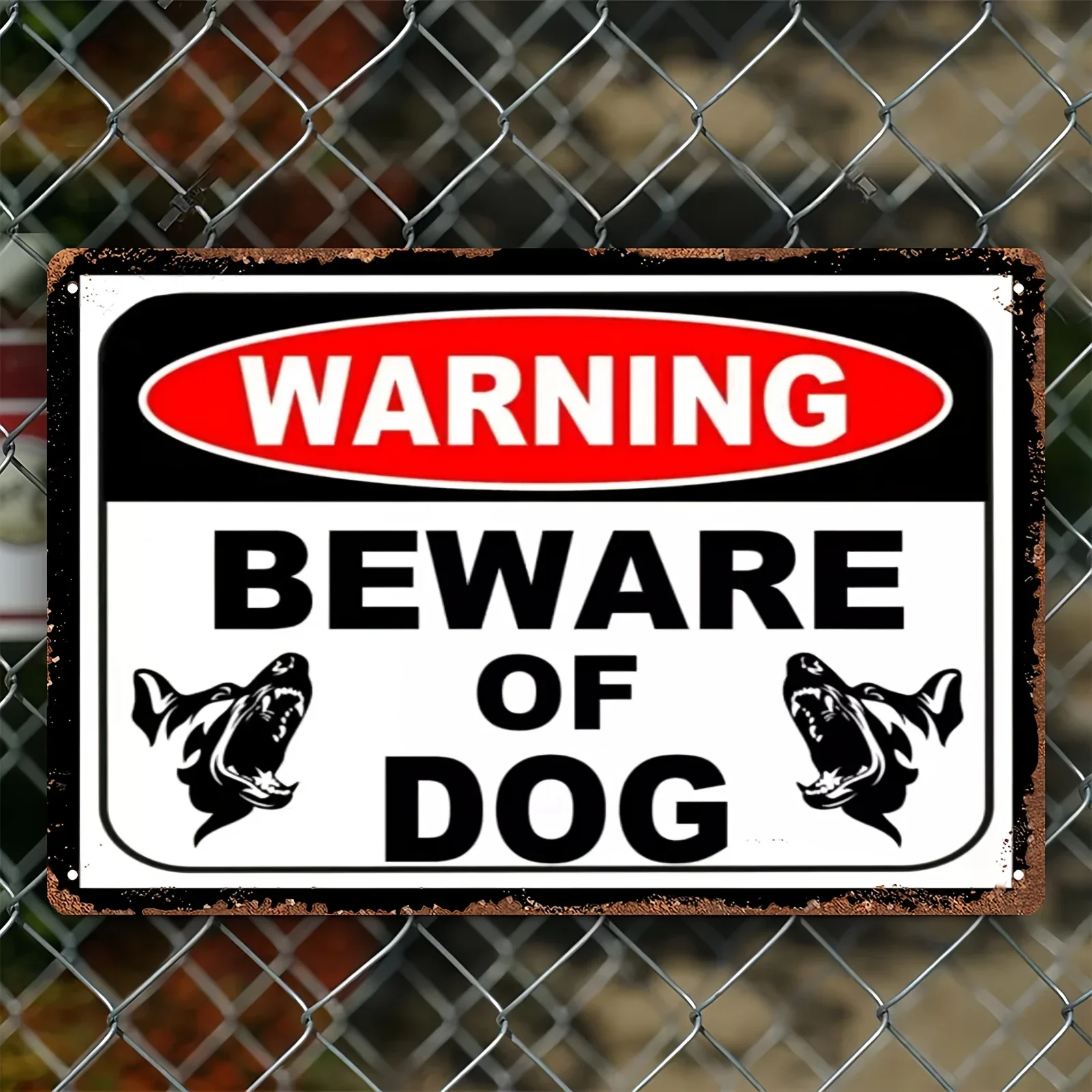Beware of Dog Security Guard - - مراجعة Home Decor Locations وسعره