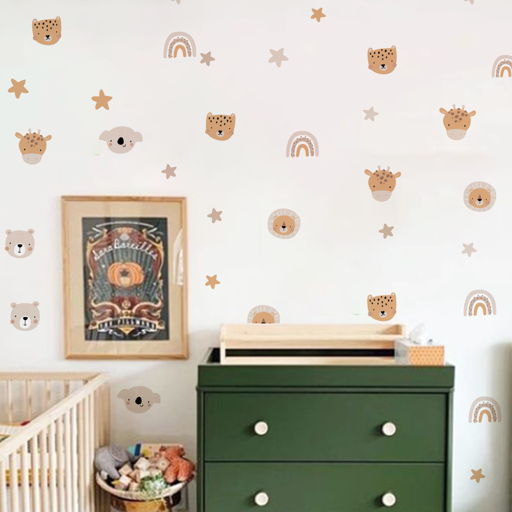 Boho Cartoon Cute Rainbow Bear - مراجعة Home Decor Y2K وسعره