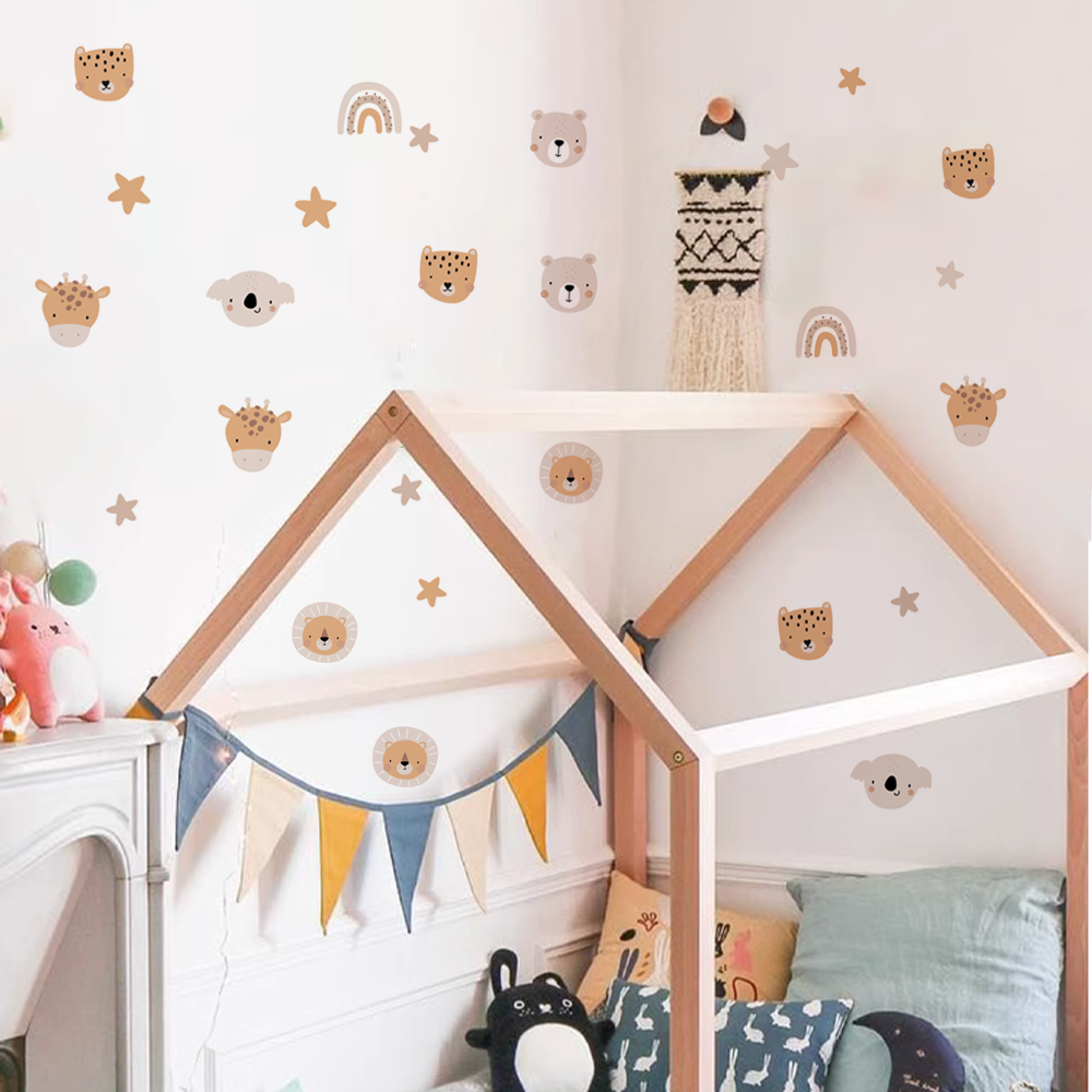 Boho Cartoon Cute Rainbow Bear - مراجعة Home Decor Y2K وسعره