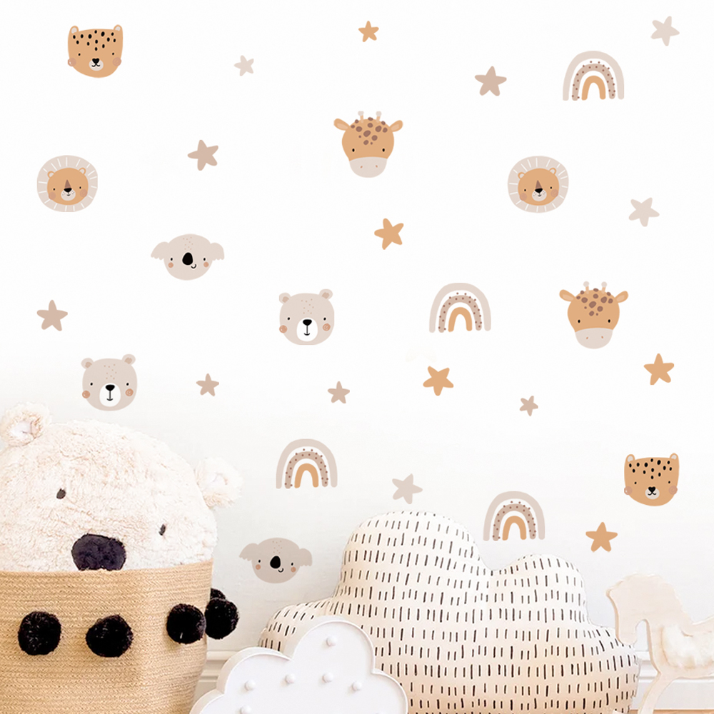 Boho Cartoon Cute Rainbow Bear - مراجعة Home Decor Y2K وسعره