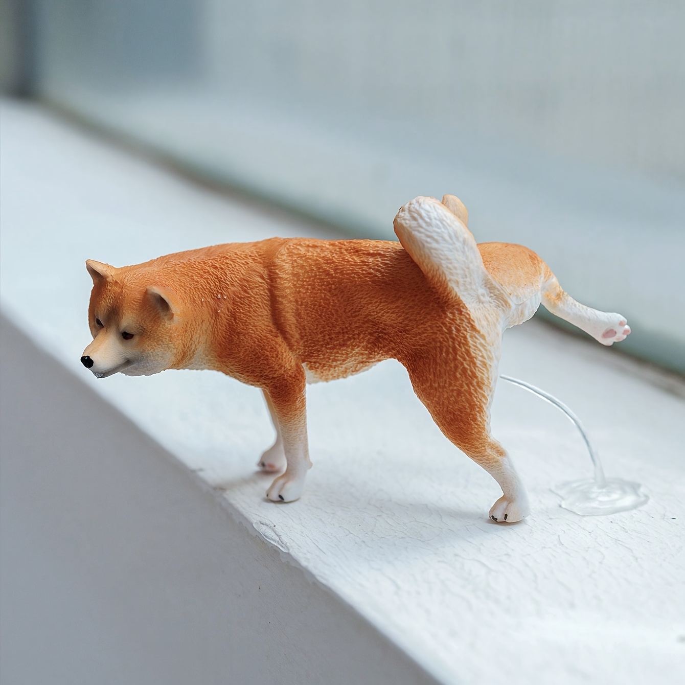 1/6 Scale Funny Shiba Inu Figu - مراجعة Home Decor Resin وسعره