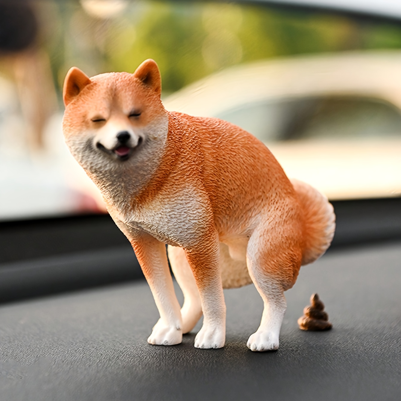 1/6 Scale Funny Shiba Inu Figu - مراجعة Home Decor Resin وسعره