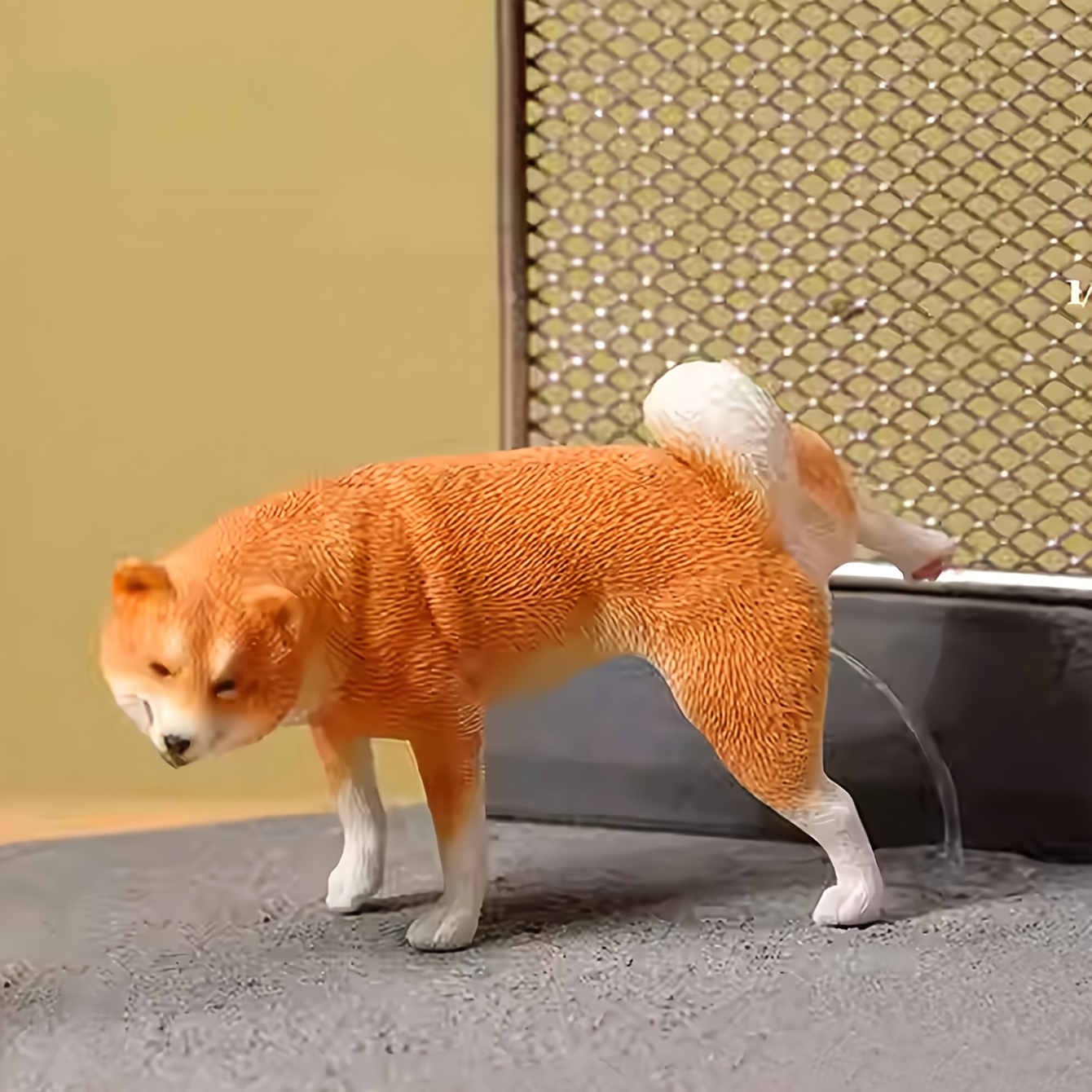 1/6 Scale Funny Shiba Inu Figu - مراجعة Home Decor Resin وسعره