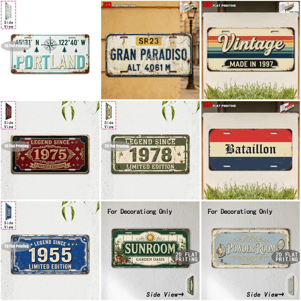 Retro Letter Number Location T - مراجعة Home Decor Locations وسعره