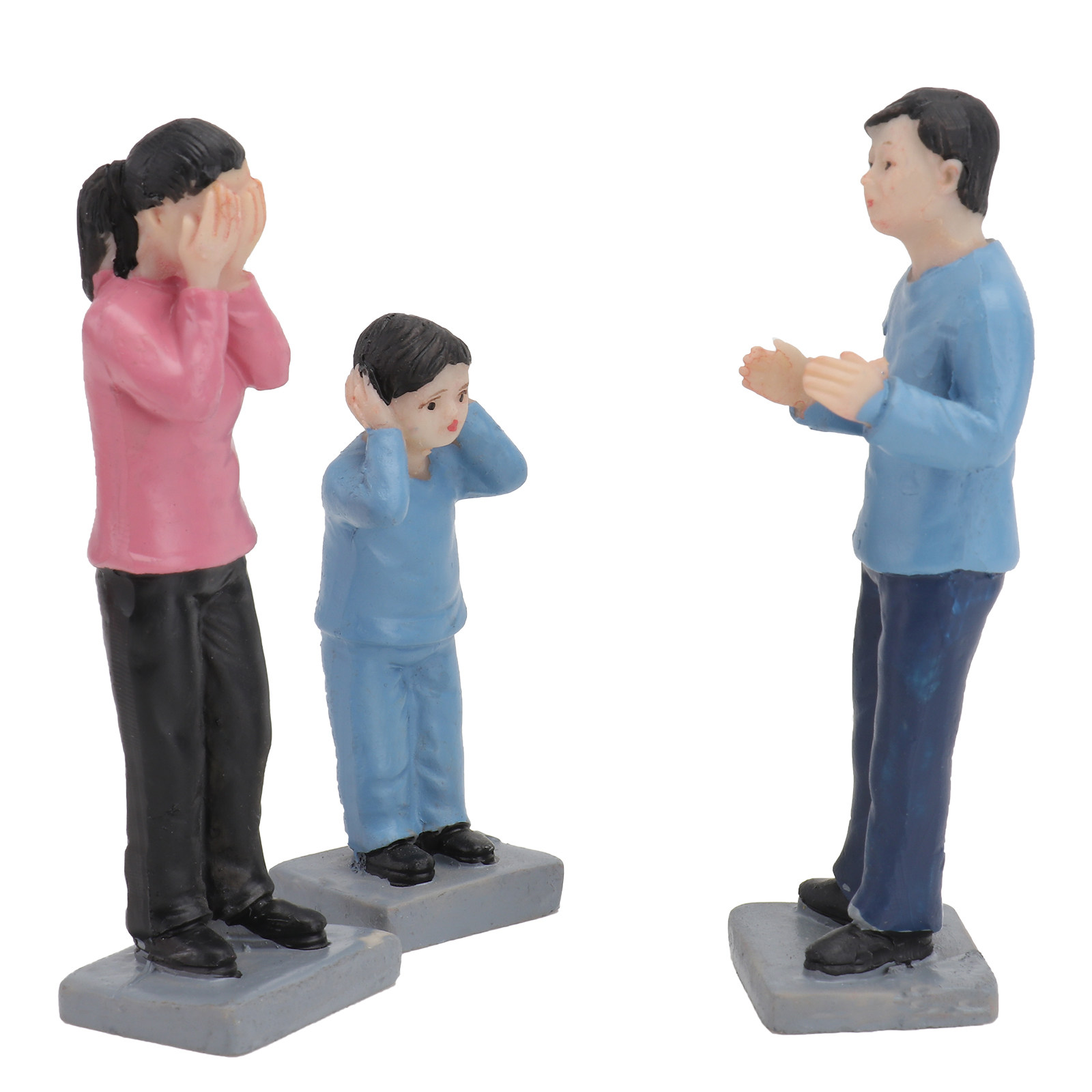 3Pcs Sand Table People Figures - مراجعة Home Decor Resin وسعره