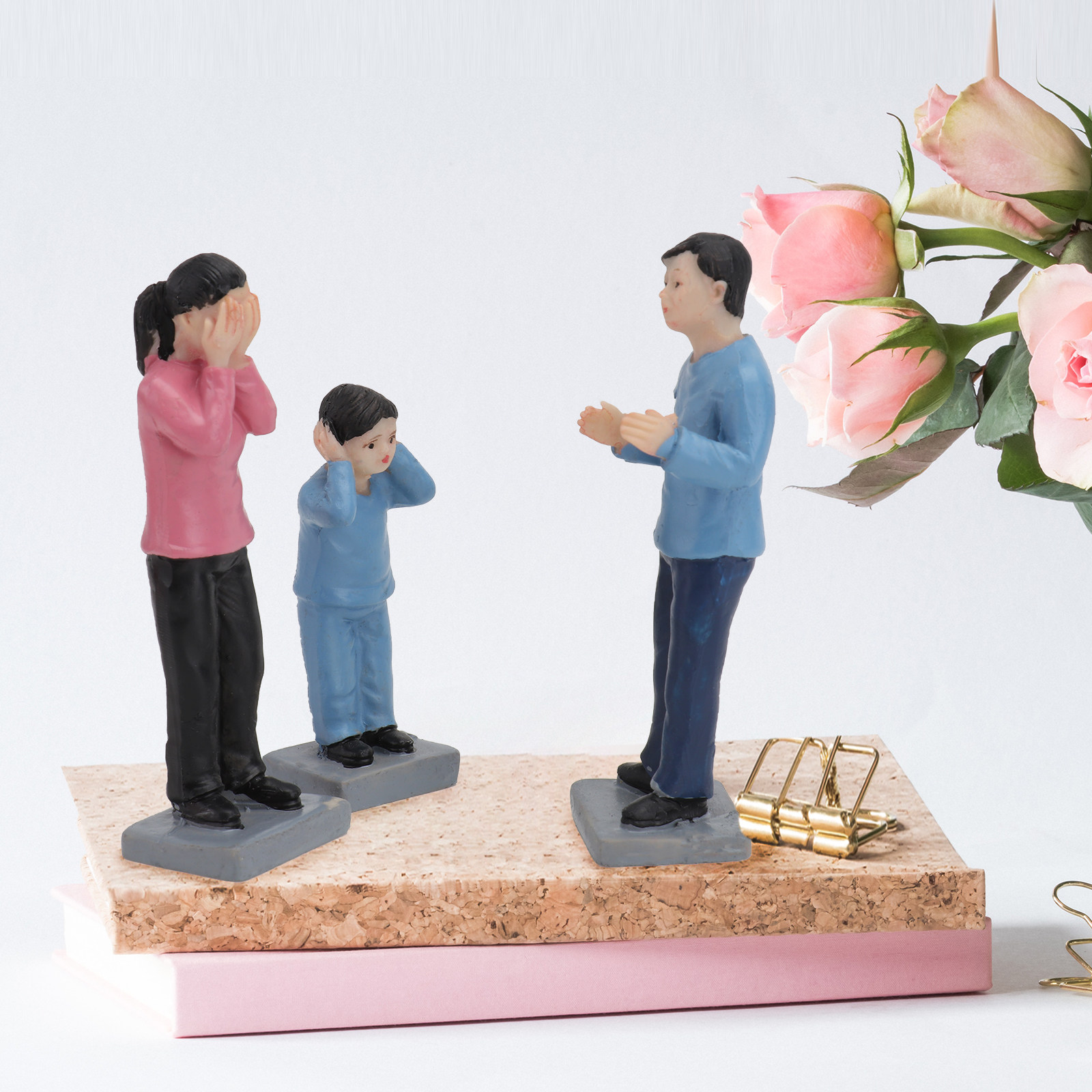 3Pcs Sand Table People Figures - مراجعة Home Decor Resin وسعره