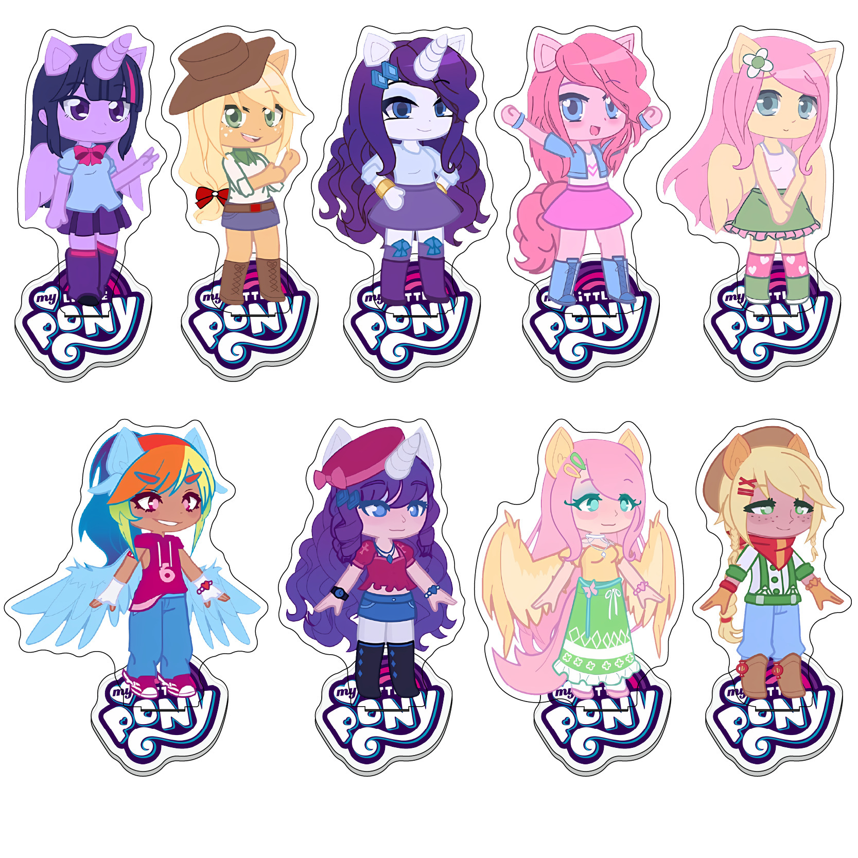 Cute Pony Fantasy Acrylic Stan - مراجعة Home Decor Resin وسعره