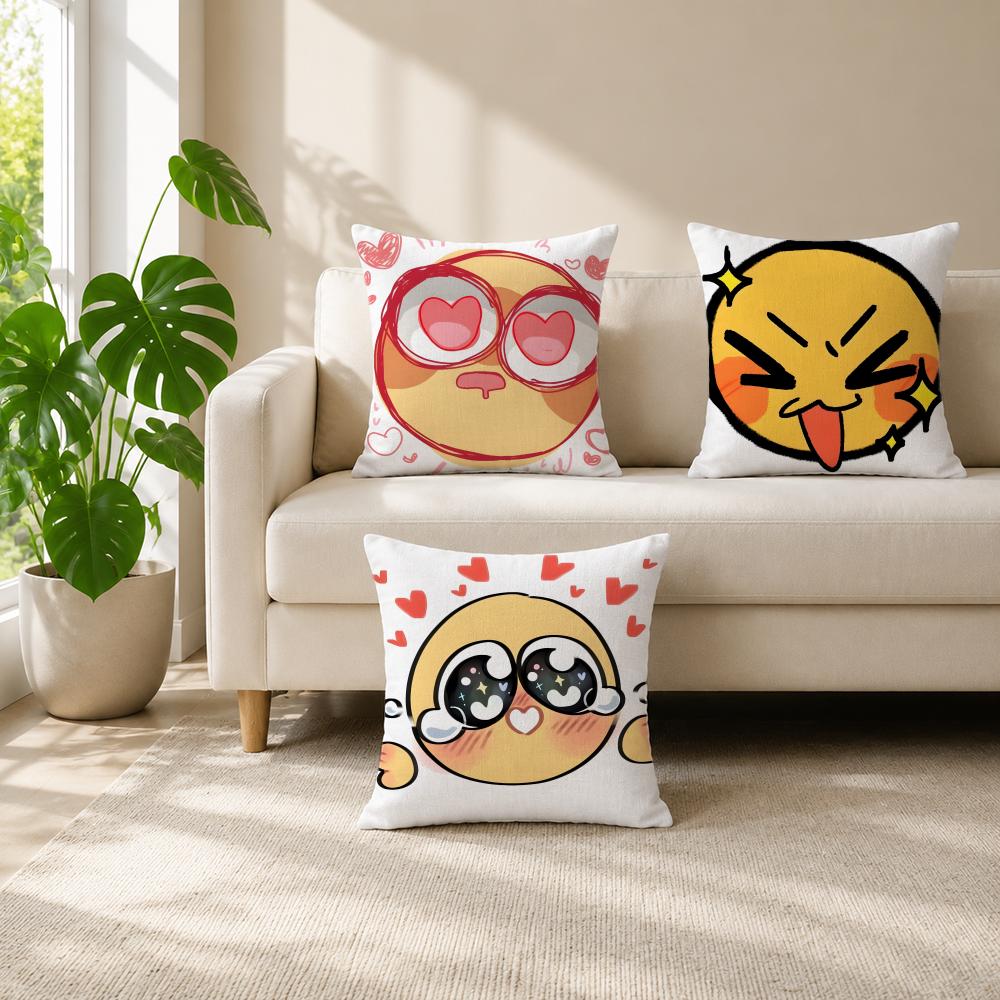 Cute AAdorable Yellow Emojied  - مراجعة Home Decor Emoji وسعره