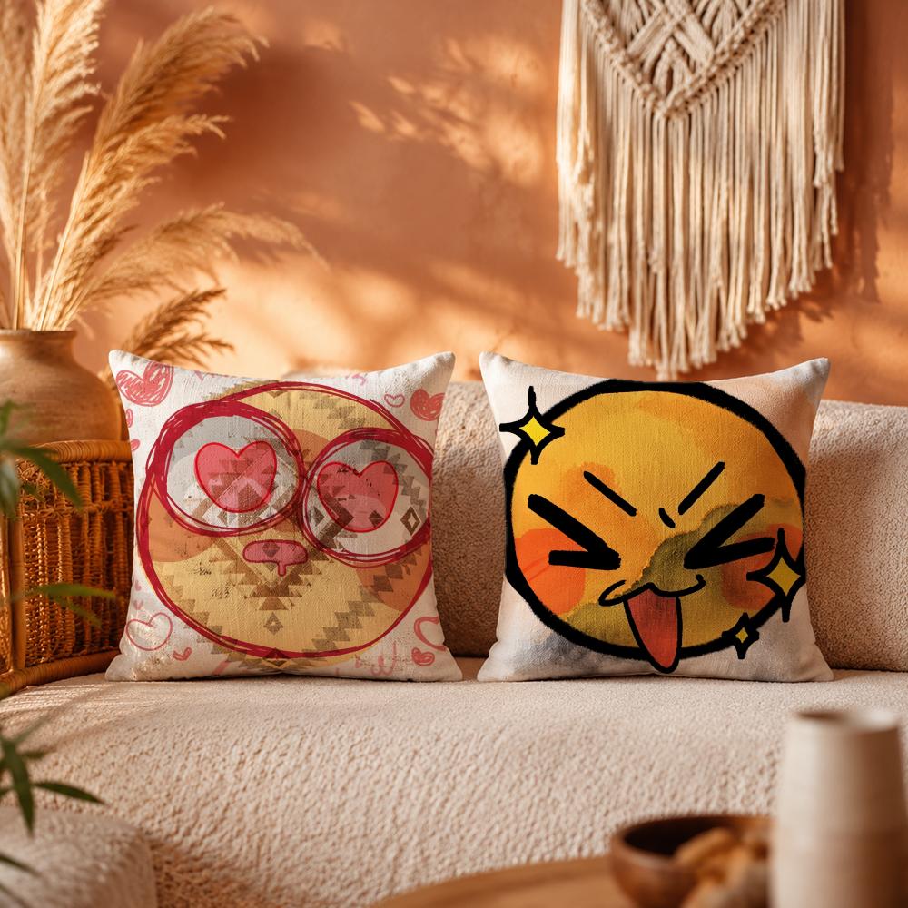 Cute AAdorable Yellow Emojied  - مراجعة Home Decor Emoji وسعره