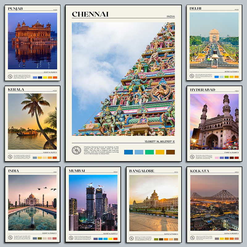 Modern India Urban Landscape P - مراجعة Home Decor Hyderabad وسعره