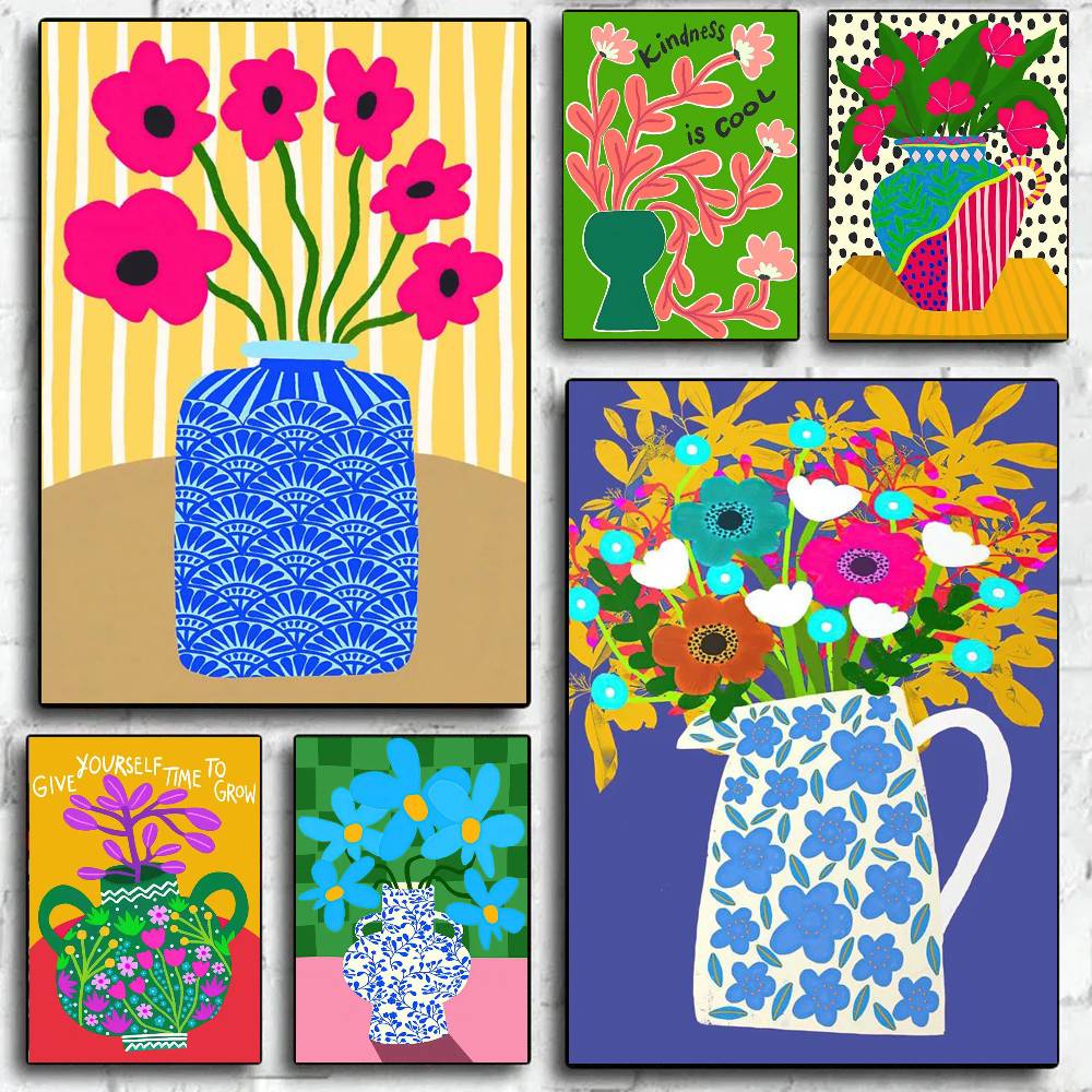Pink Flower Market Vase Floral - مراجعة Home Decor Market وسعره