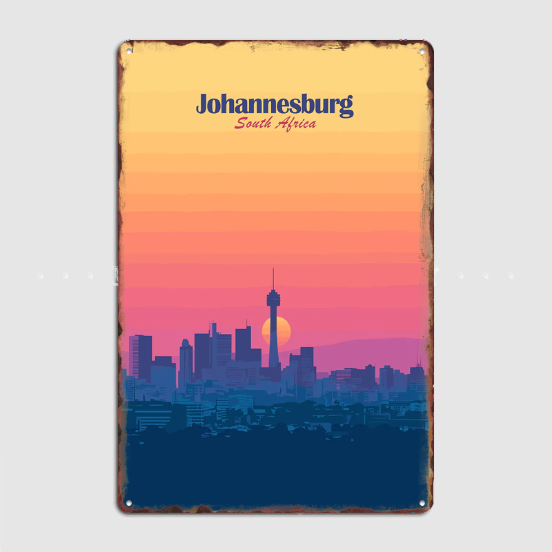Johannesburg Skyline Sunset Tr - مراجعة Home Decor Johannesburg وسعره