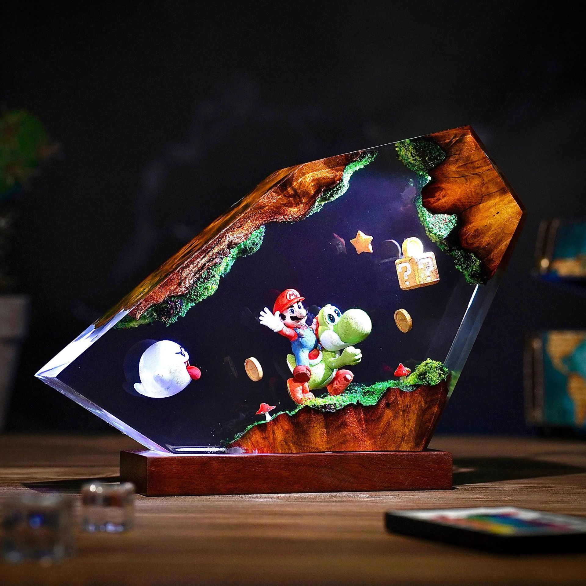 Table Resin Lamp Cartoon Anime - مراجعة Home Decor Resin وسعره