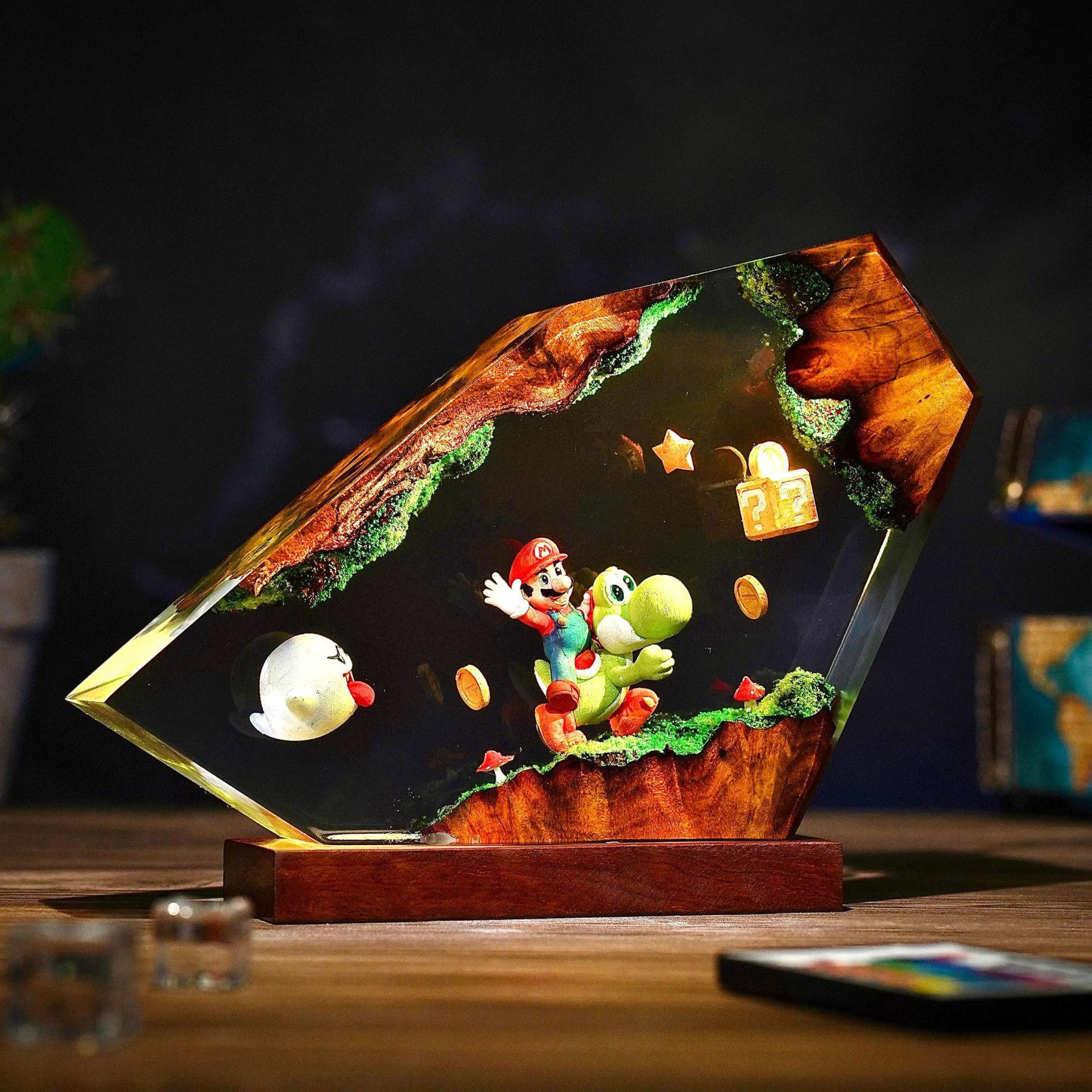 Table Resin Lamp Cartoon Anime - مراجعة Home Decor Resin وسعره