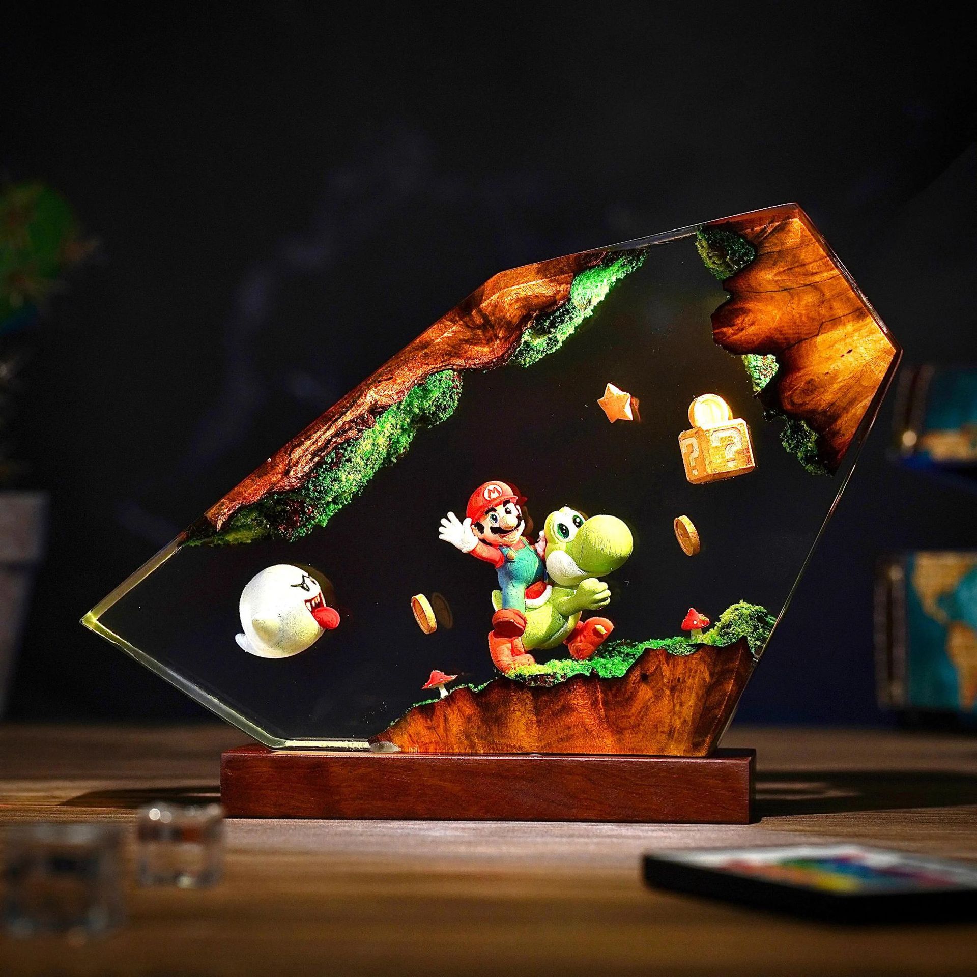 Table Resin Lamp Cartoon Anime - مراجعة Home Decor Resin وسعره