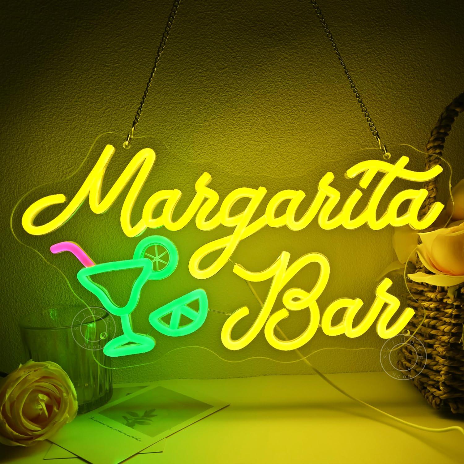 Margarita Bar Neon Sign Dimmab - مراجعة Home Decor Light وسعره
